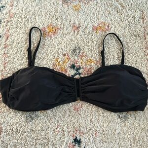 Black Bathing Suit Top with Removable Straps